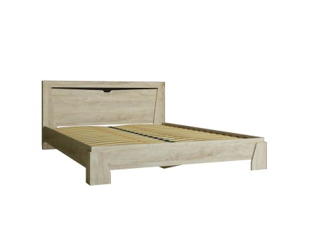 Версаль-5 секция №3 Кровать 160х200 У (Дуб баррик)