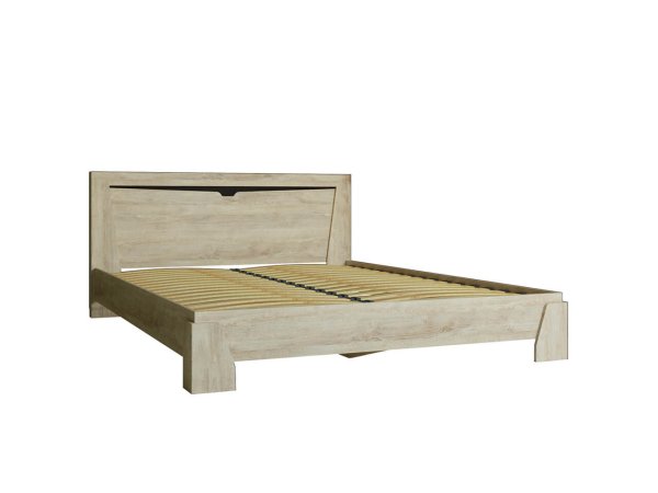 Версаль-5 секция №3 Кровать 160х200 У (Дуб баррик)