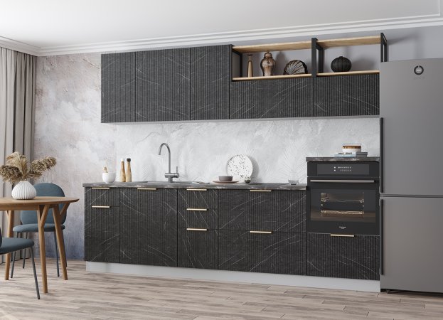 Модульная кухня "Монца" (Гранит Оникс)
