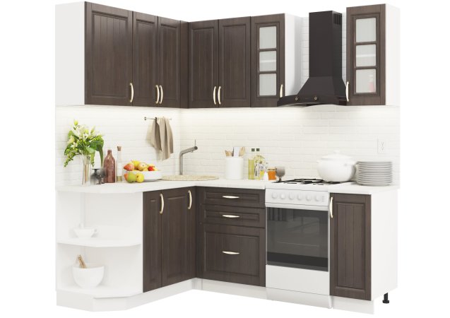 Модульная кухня Лондон (Дуб венге)