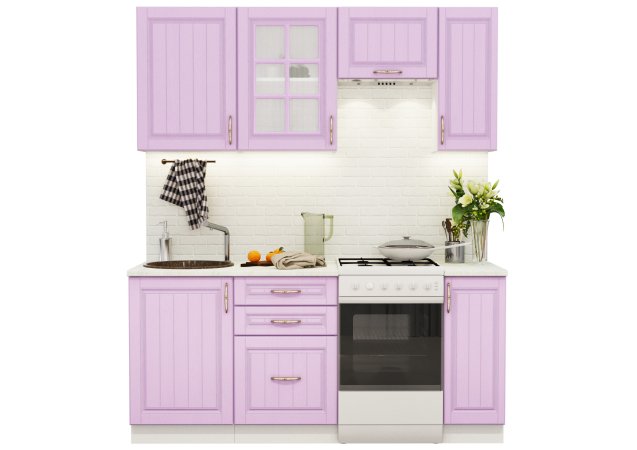 Модульная кухня Лондон (Дуб сирень)
