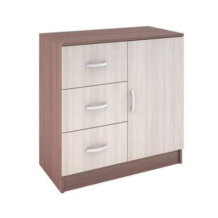 Басса комод КМ 553-М 3 ящика 1 створка (Шимо комби)