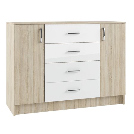 Софи Комод СКМ 1200.1 (Сонома/Белый)