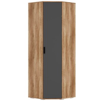 Вегас шкаф угловой ШКУ-01 (дуб каньон/графит)