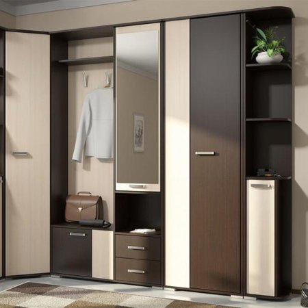 Домино А торцевая секция (Венге/Дуб молочный)