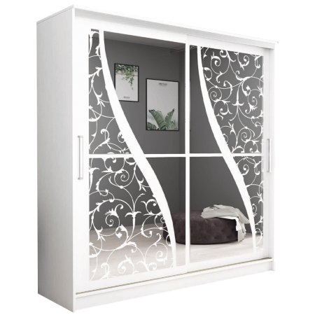 Шкаф-купе Лидер Премиум (Анкор белый, 150)