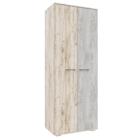 Бостон прихожая комплект 1 ( дуб крафт серый/бетонный камень)