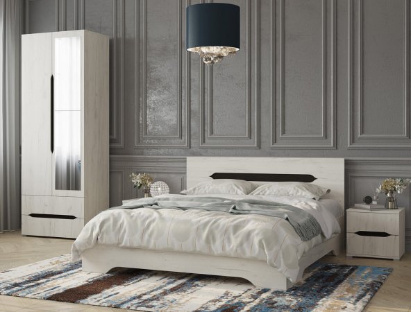 Вега тумба прикроватная (Дуб крафт белый)