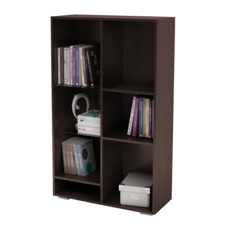 Вегас Стеллаж снято с производства (Шимо темный/кофе с молоком глянец)