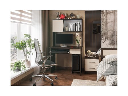 Стол компьютерный №2 (Венге/Белфорд)