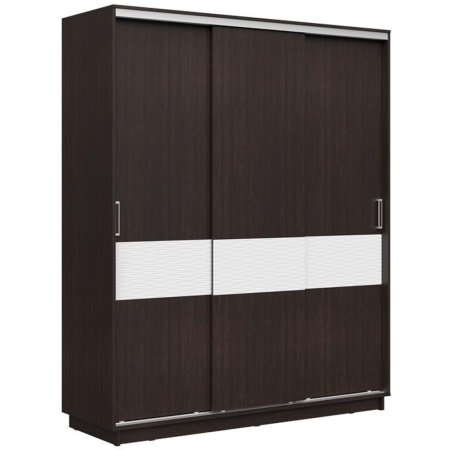 Шкаф-купе Стоун декор 3 дверный (Венге, 240)