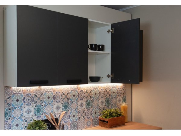 Кухня Ника Нео 1,8м (Антрацит/Белый)