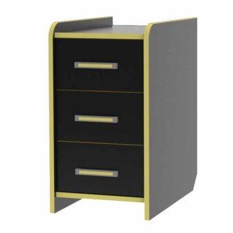 Тумба КЛ 9.3 (черный/желтый)