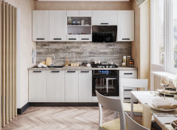 Модульная кухня Нагано (Анкор светлый)