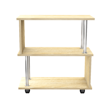 Стол журнальный Волна - Доллар (Дуб сонома)