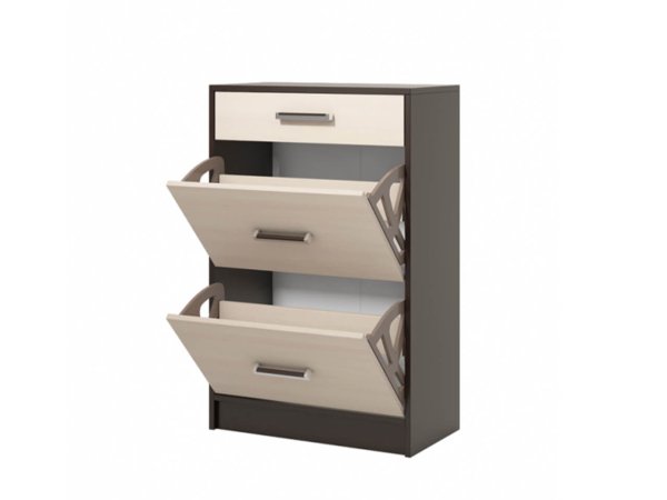 Диана-4 секция №11 Тумба для обуви (Венге/Дуб молочный)