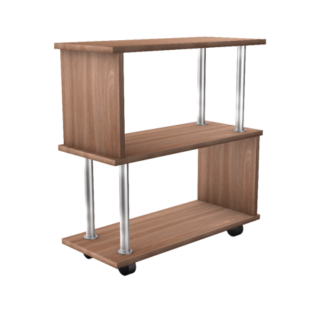 Стол журнальный Волна - Доллар (Шимо темный)