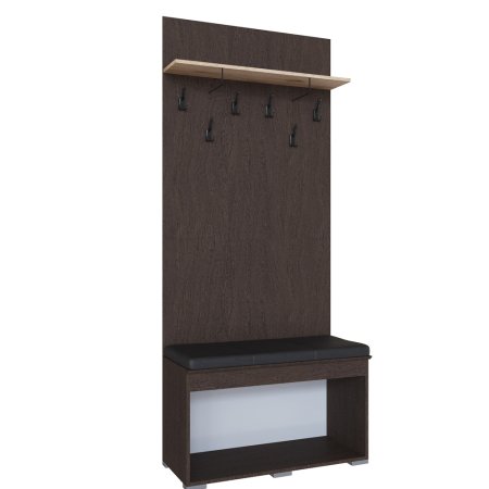 Плейона Тумба с вешалкой (Венге / Дуб делано)