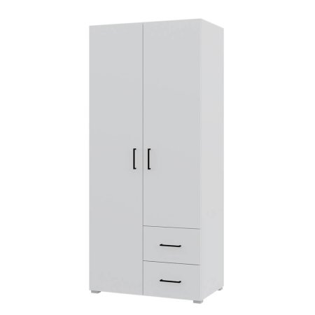 VICTOR шкаф 2 ств с ящиками (Белый)