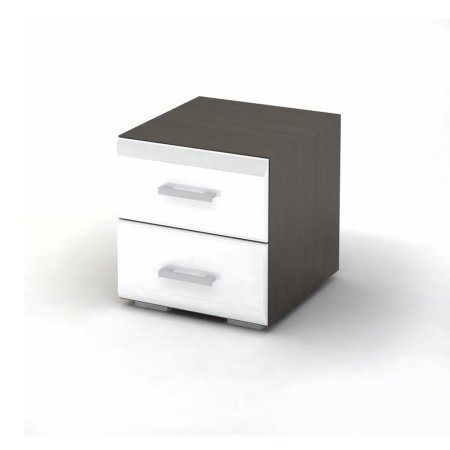 Вегас тумба ТБ1 прикроватная снято с производства (Венге/Белый глянец)