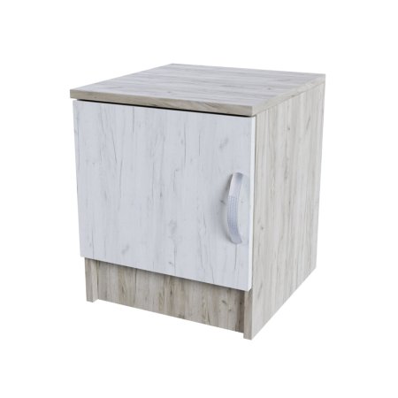 Басса тумба прикроватная ТБ 551 (Крафт белый / крафт серый)