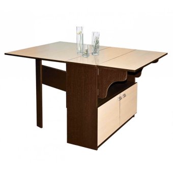 Стол книга СТ-2 для кухни (Венге / Дуб молочный)