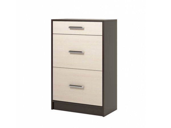 Диана-4 секция №11 Тумба для обуви (Венге/Дуб молочный)