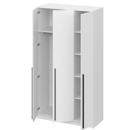 Берген шкаф ШК-1200 3 ств. (Белый)