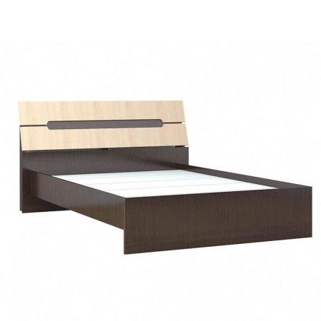 Гавана кровать 160х200 без настила (Венге/Дуб молочный)