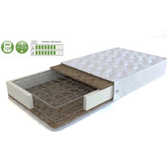 Матрас Комфорт БИО кокос (чехол жаккард)