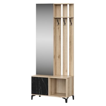 Луксор-12 Вешалка ЦРК.ЛКС.12 (Дел.свет./камень Пьетра черный)