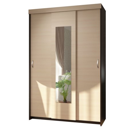 Комфорт 9 М шкаф-купе (Венге/Дуб молочный)