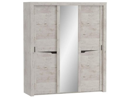 Соренто спальня шкаф-купе 3 дверный-снято с производства (Дуб Бонифаций)