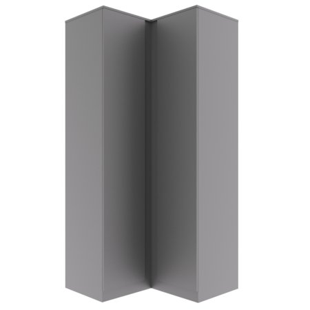 Мори Шкаф угловой МШУ 960.1 (Графит)