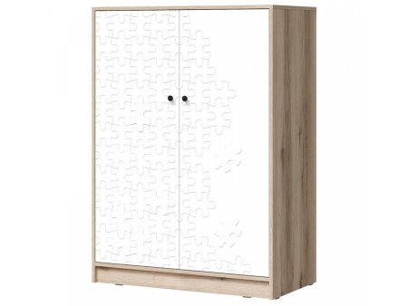 Киви ШК-05 Шкаф 2 ств (Дуб делано/белый) снято с производства