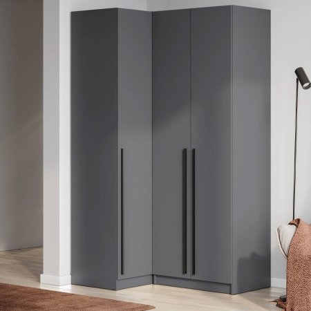 Берген шкаф угловой ШКУ-920 (Графит)