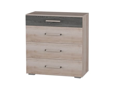 Версаль-1 Комод 2.8 (Дуб сакраменте / Ясень анкор) снято с производства