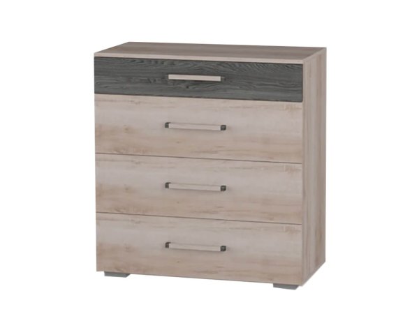 Версаль-1 Комод 2.8 (Дуб сакраменте / Ясень анкор) снято