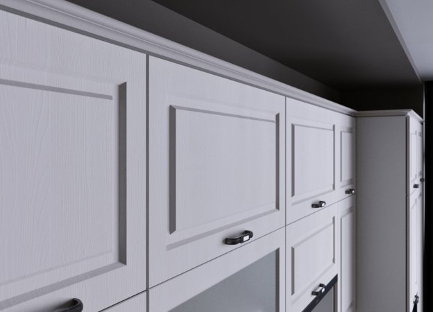 Модульная кухня Капри (Липа белый)