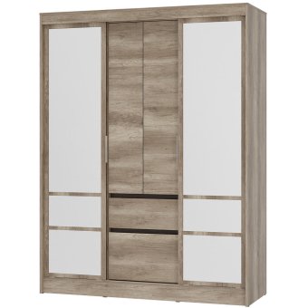 Энигма шкаф-купе ШКК-06 (дуб каньон/венге)