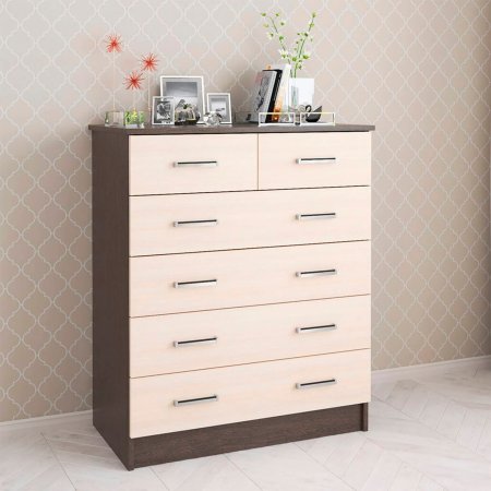 Комод Катрин 5 (Венге/Дуб молочный)