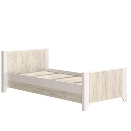 Буква Кровать 90х200 детская (крафт белый)