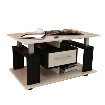 Стол журнальный ЖС-6К ПВХ (венге/дуб молочный)