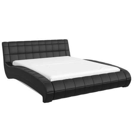 Шарлиз кровать 160х200 + металлокаркас + подъемный механизм (Черный)