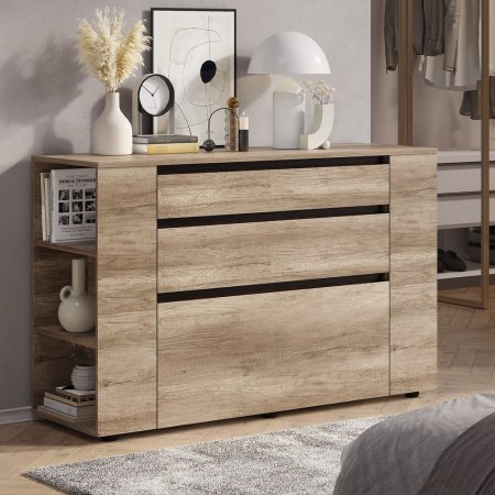 Энигма комод КМ-06 (дуб каньон/венге)