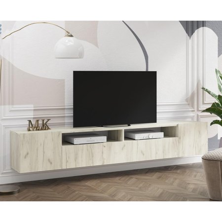 Соло 16 тумба под ТВ в гостиную (Крафт белый)