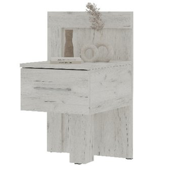 Гранд тумба прикроватная (дуб крафт белый)