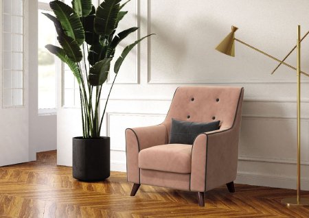 Кресло Далас (Пудра)