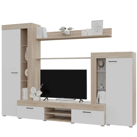 Гостиная Дельта (Сонома/Белый)