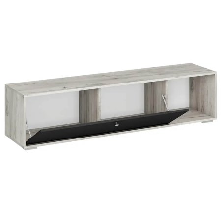 Нанси тумба ТБ-1600 (дуб крафт серый/софт черный)